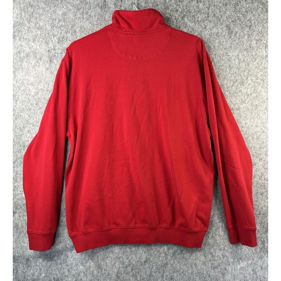 Jack Nicklaus 1/4 Zip Pullover Men’s Red Golf Sweater Size XL - Picture 4 of 8